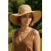 Straw Big Rim Hat - w/ Multi-String Bow - Natural - HT-SHA50203NT